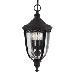 English Bridle hængelampe til udendørs brug, sort^Elstead Sale