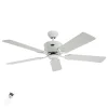 Enkel loftsventilator Eco Elements, hvid-grå^CasaFan Sale
