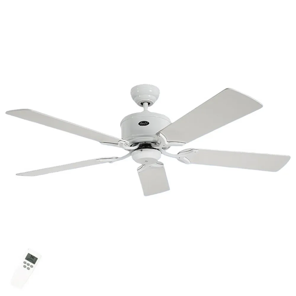 Enkel loftsventilator Eco Elements, hvid-grå^CasaFan Sale