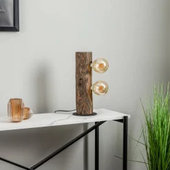 Beam bordlampe, 2 lyskilder, mørk fyr^Envostar Discount