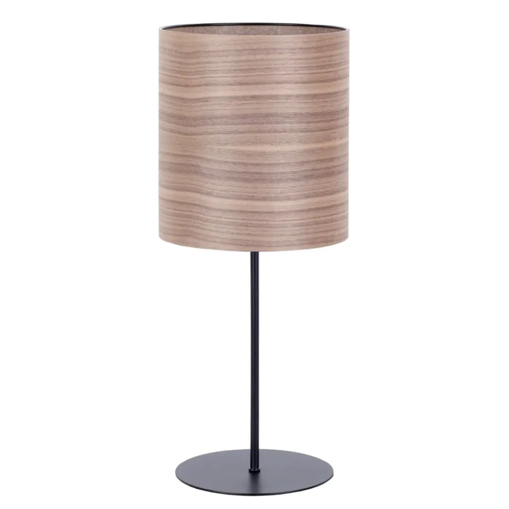 Envostar Bordlampe i finér valnød Ø 20,5 cm