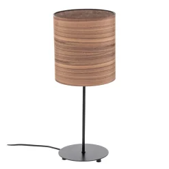 Envostar Bordlampe i finér valnød Ø 20,5 cm