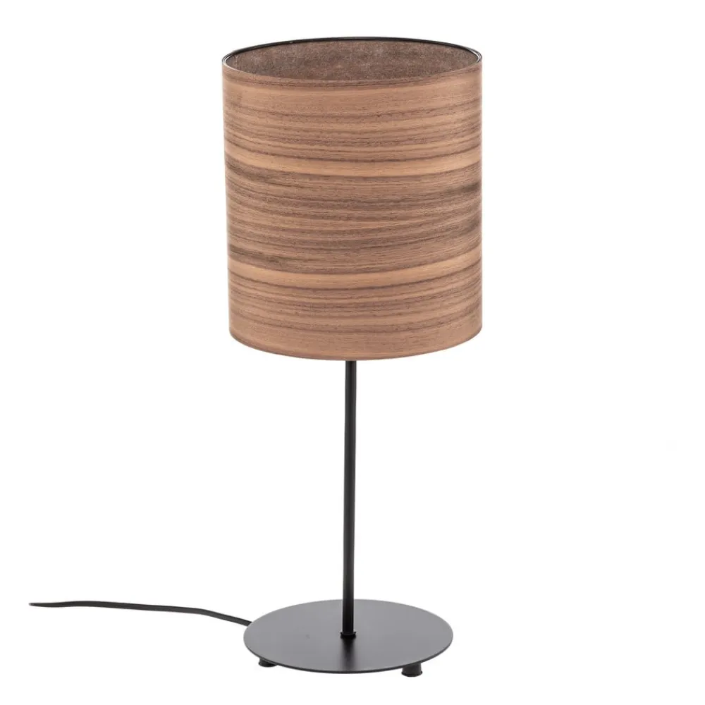 Envostar Bordlampe i finér valnød Ø 20,5 cm