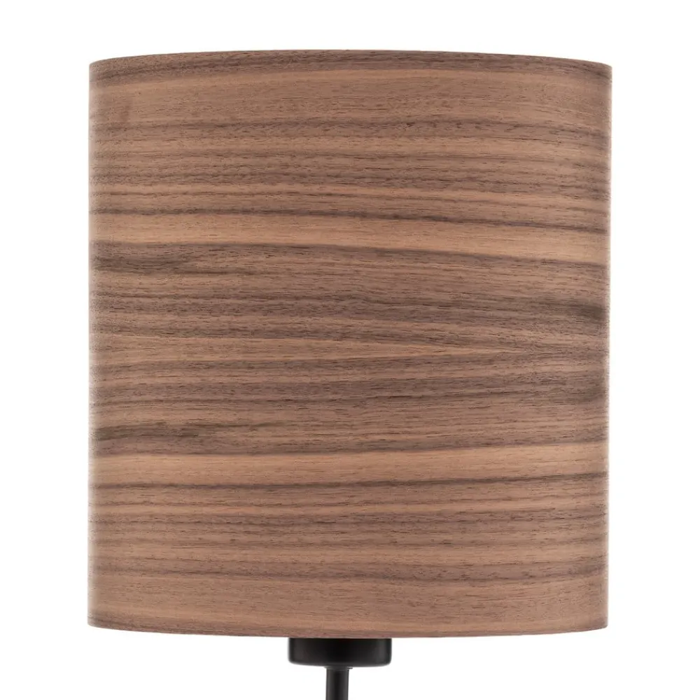 Envostar Bordlampe i finér valnød Ø 20,5 cm