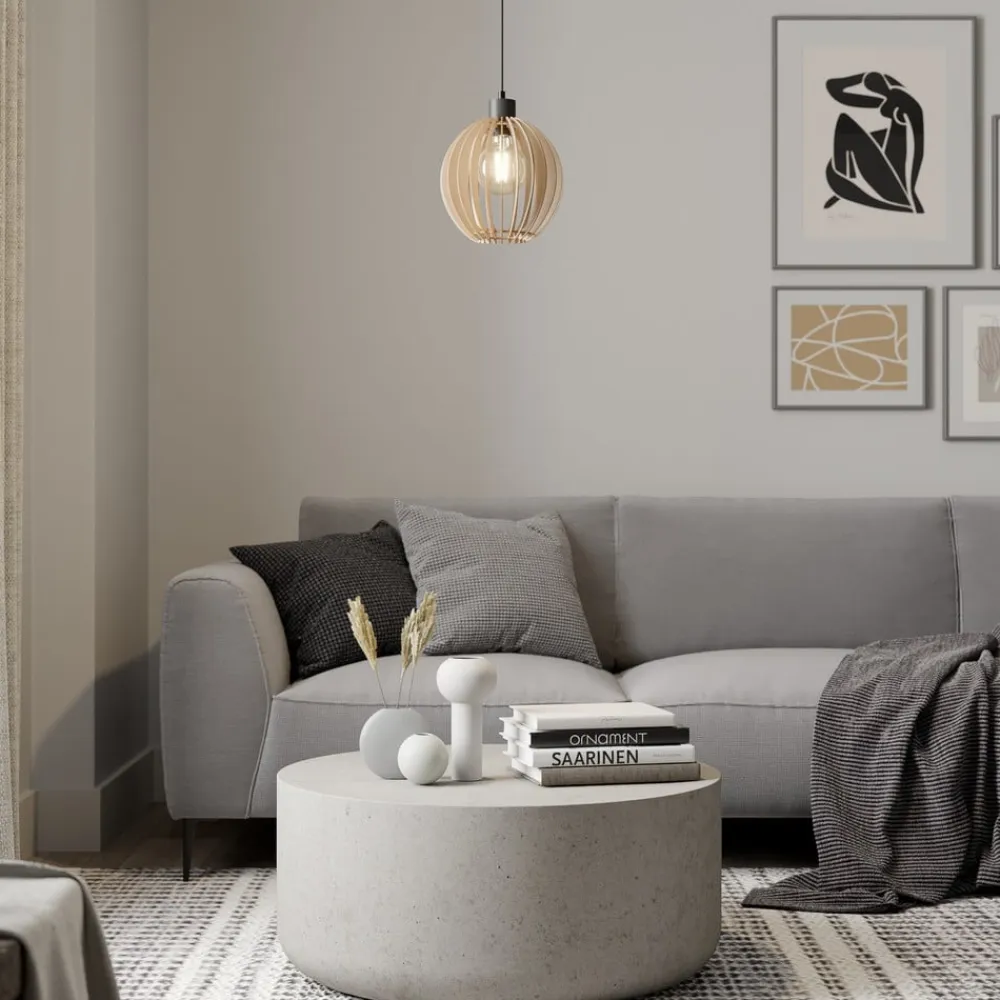 Envostar Bæredygtige Lamper|Gang>Clay hængelampe birkeplywood Ø 23 cm