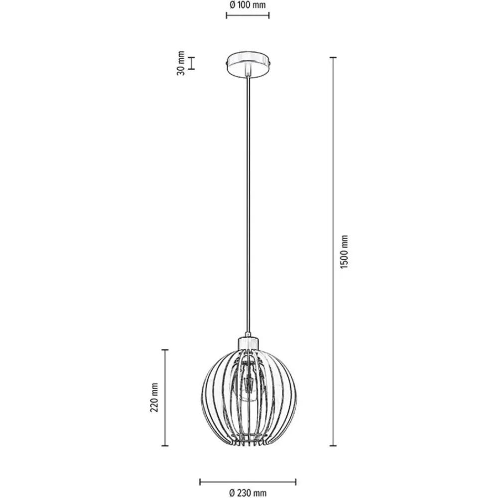 Envostar Bæredygtige Lamper|Gang>Clay hængelampe birkeplywood Ø 23 cm