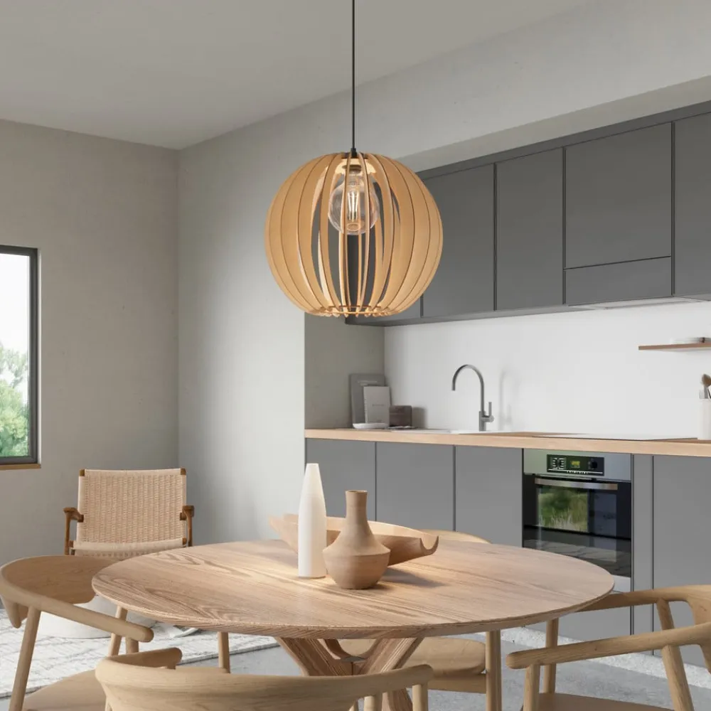 Clay hængelampe birkeplywood Ø 40 cm^Envostar New