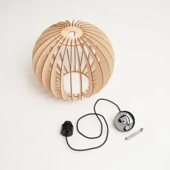 Clay hængelampe birkeplywood Ø 40 cm^Envostar New