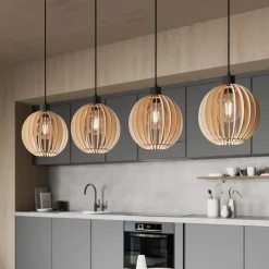 Envostar Bæredygtige Lamper|Pendellamper>Clay hængelampe, birkeplywood, 4 lyskilder