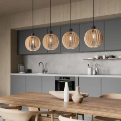 Envostar Bæredygtige Lamper|Pendellamper>Clay hængelampe, birkeplywood, 4 lyskilder