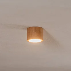 Envostar Loftlamper>Ernest Downlight GX53 i træ, rund