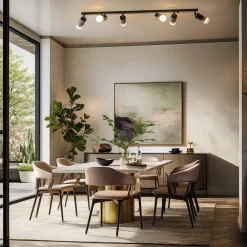 Envostar Loftlamper|Spotlights>Fida loftspot, 6 lyskilder, sort