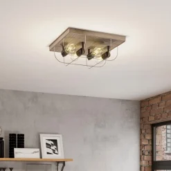 Neptuna loftslampe, firkantet, 4-lys.^Envostar Online