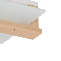 Peach Puff loftlampe med glas, træ^Envostar Outlet