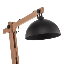 Stort gulvlampe med træstænger^Envostar Clearance