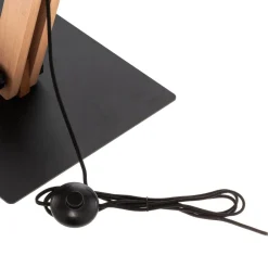 Stort gulvlampe med træstænger^Envostar Clearance