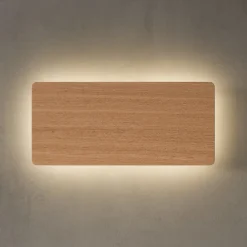 Envostar Tavola væglampe, egetræ, 35x16cm