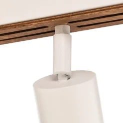 Envostar Tino loftspot med 6 lyskilder hvid/træ