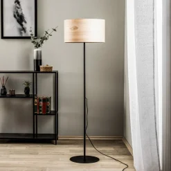 Veneer gulvlampe, kerneved ask^Envostar Hot