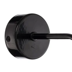 Yorik væglampe, sort/lys træ^Envostar Discount