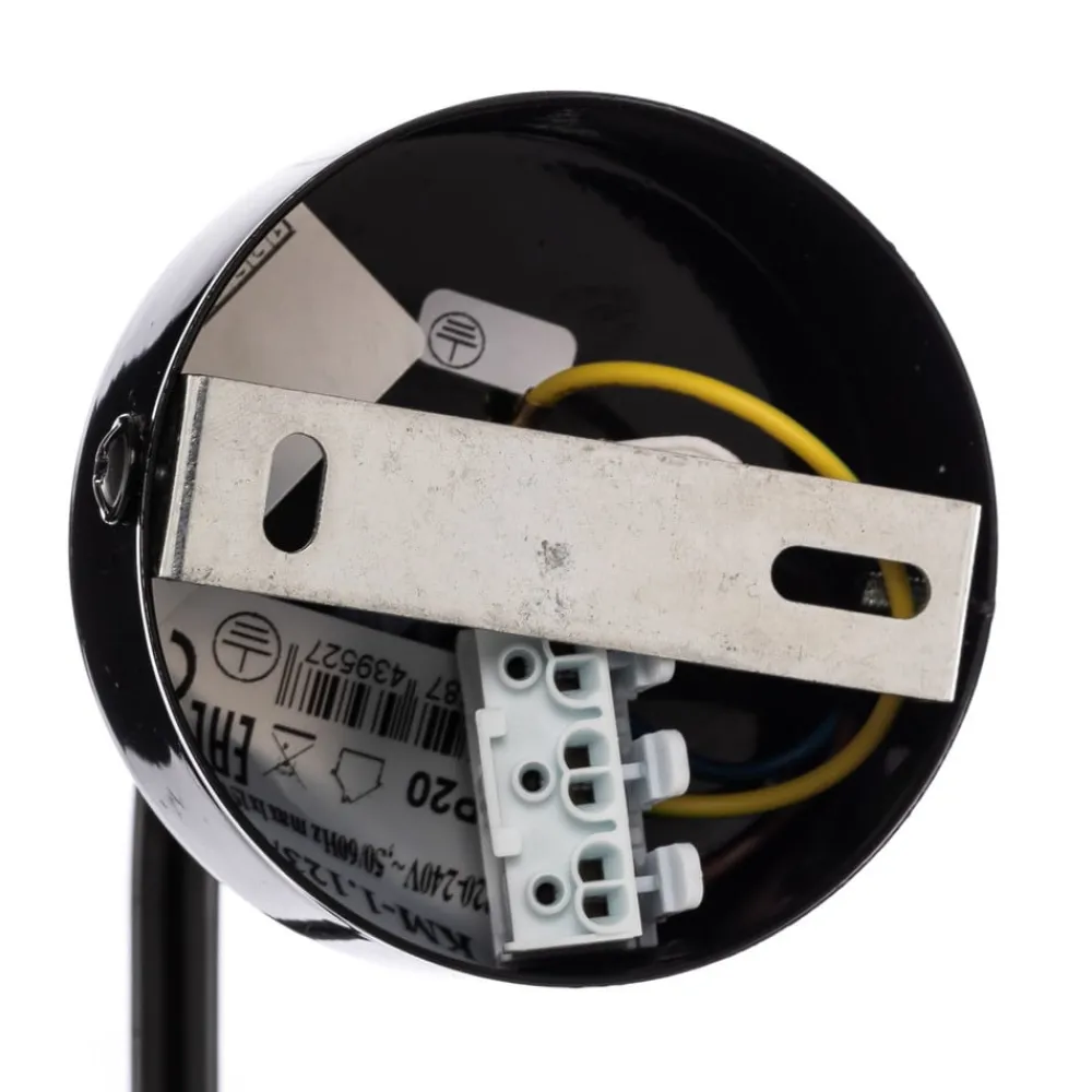 Yorik væglampe, sort/lys træ^Envostar Discount