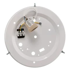 Envostar Zeus loftlampe i træ, fyr, Ø27cm