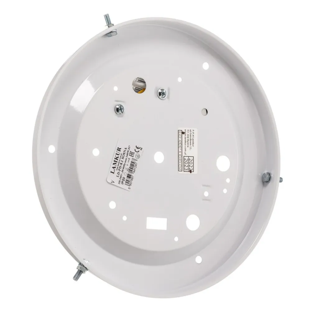 Envostar Zeus loftlampe i træ, fyr, Ø27cm