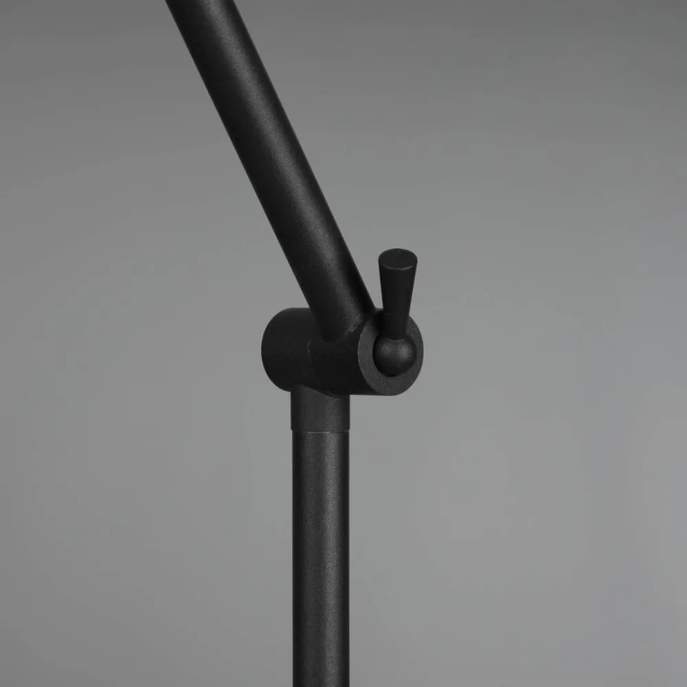 Reality Leuchten Enzo gulvlampe, højde 150 cm, sort