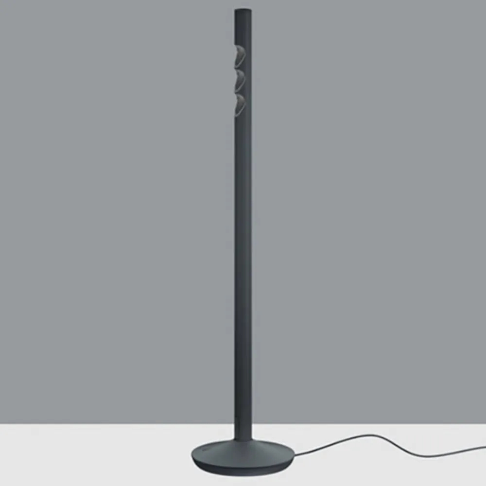 Lucy LED-bordlampe med fod, sort 840^ERCO Online