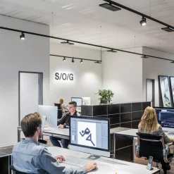 ERCO Parscan 230 V Casambi 12 W wallwash 930 sort