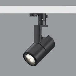 ERCO Skinnesystem>Parscan 230 V spot 6 W wallwash 930 sort