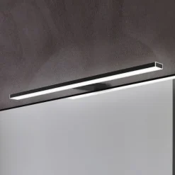 Ebir Esther 2 LED-spejlbelysning, mat sort, 50 cm