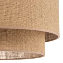 Boho jute loftslampe naturbrun Ø45cm^Euluna Clearance