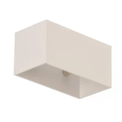 Euluna Elestren væglampe, kantet, hvid