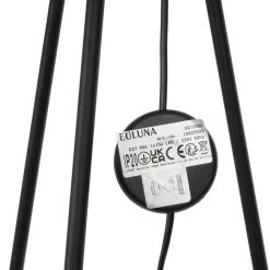 Euluna gulvlampe Zofia, guldfarvet