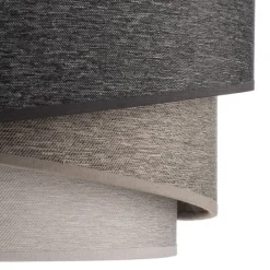 Euluna Kobo hængelampe, grafit/grå/hvid