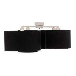 Lodge loftlampe, 4 lyskilder, sort/guld^Euluna Discount