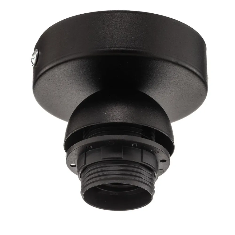 loftlampe Boho jute & sort, natur/sort, Ø45cm^Euluna Clearance