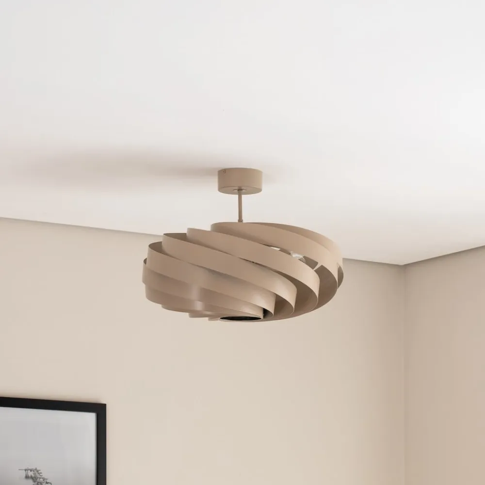 Euluna Loftlamper>loftlampe Vento, beige, Ø 60 cm