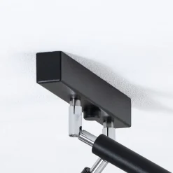 Euluna Nicanor loftspot sort/krom 2 lyskilder