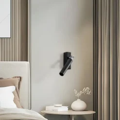 Euluna Nicanor vægspot, sort/krom