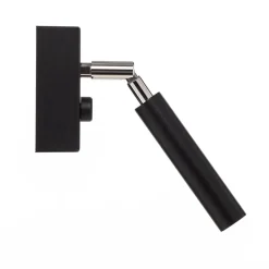 Euluna Nicanor vægspot, sort/krom