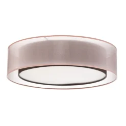 Tibu loftlampe, tekstil, Ø50cm, jordfarvet^Euluna Clearance