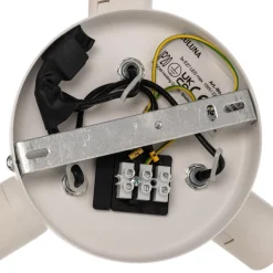 Tibu loftlampe, tekstil, Ø50cm, jordfarvet^Euluna Clearance