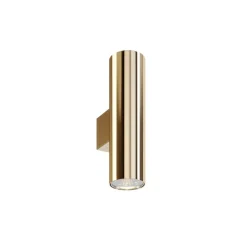 væglampe Marion, messing Højde 18 cm Stål op/ned^Euluna Online