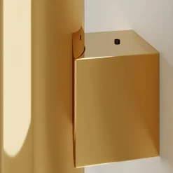 væglampe Marion, messing Højde 18 cm Stål op/ned^Euluna Online