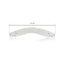 3-faset flex-stik, hvid^Eutrac Discount