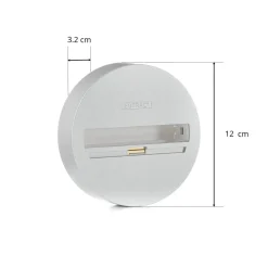 Monopoint, overflademontering, 3-faset, sølv^Eutrac Clearance