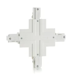 X-stik 3-faset indbygningsskinne, hvid^Eutrac Sale