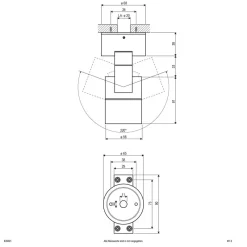 635001 spot til indbygning IP54 rundt hvidt^EVN Hot